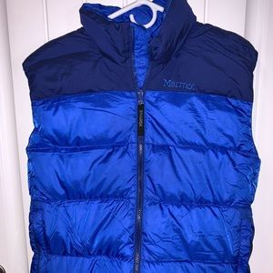 Men’s Marmot Blue Puffer Vest